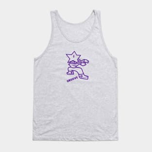 Weird Groove is the best. minimalist design for Friday vibes Tank Top